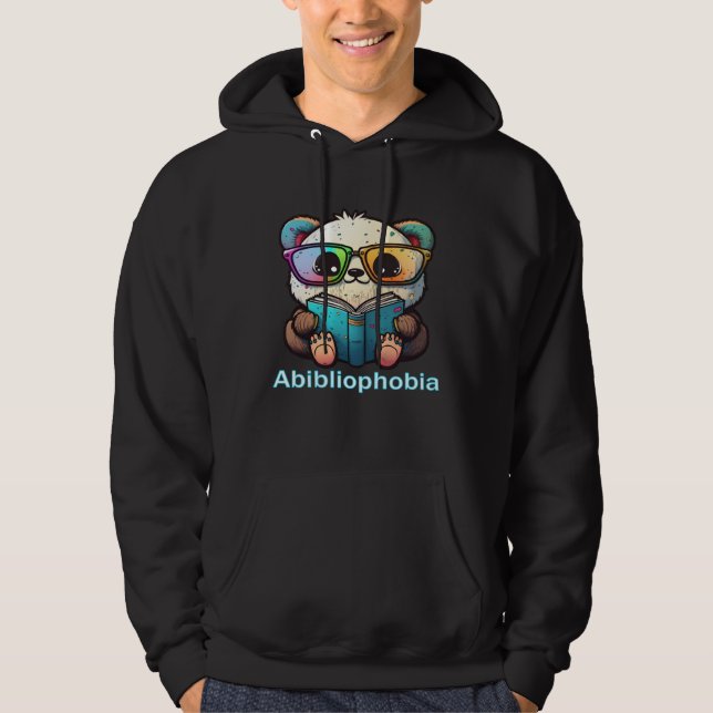 Fear of Running Out of Books to Read Abibliophobia Hoodie (Vorderseite)