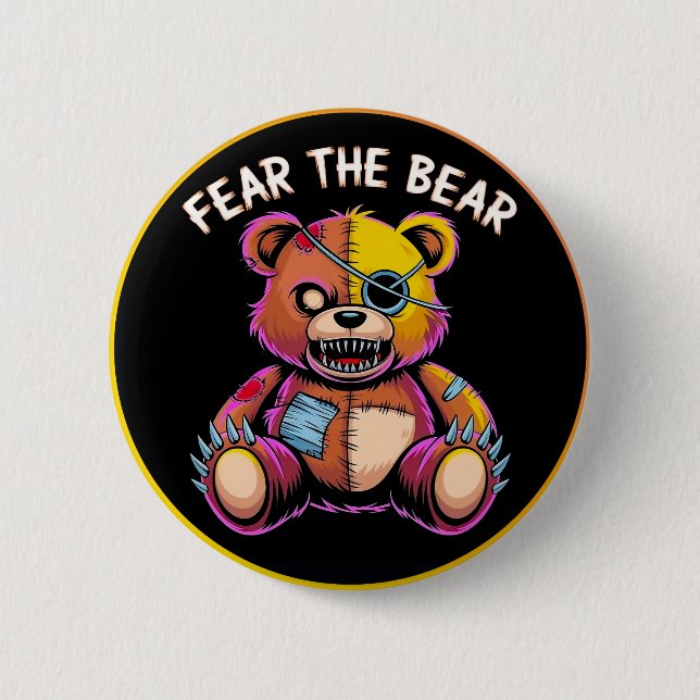 Fear the Bear Button (Vorderseite)