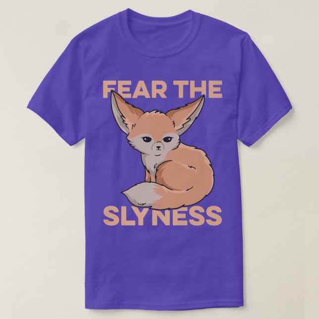 Fear The Slyness Design For A Fennec Fo Lover Prem T-Shirt (Design vorne)