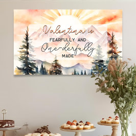 Fearfully and Onederfully Made First Birthday Banner