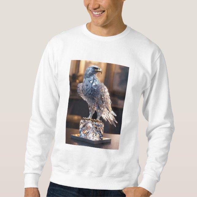 Fearless Crystal Eagle Emblem T - Shirt Design (Vorderseite)