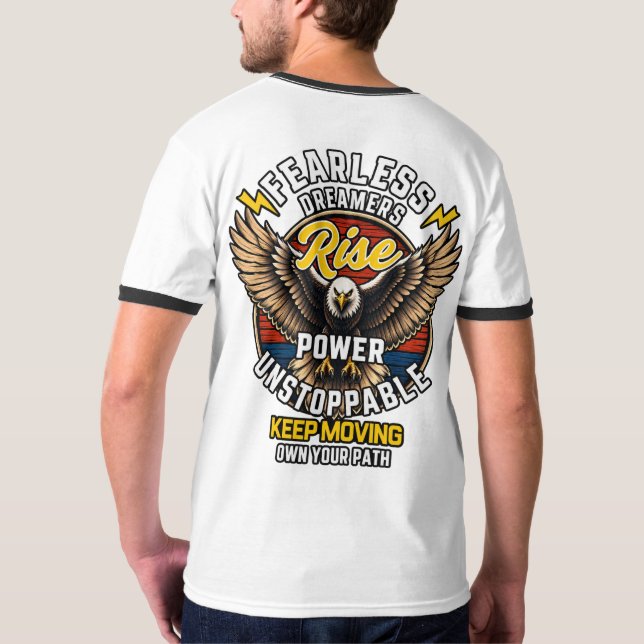 Fearless Dreamers Eagle T-Shirt (Rückseite)