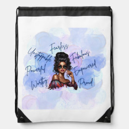 Fearless & Fabulous Drawstring Bag Sportbeutel