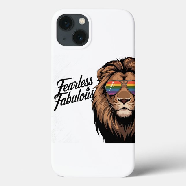 Fearless & Fabulous Pride Lion iPhone Gehäuse Case-Mate iPhone Hülle (Rückseite)