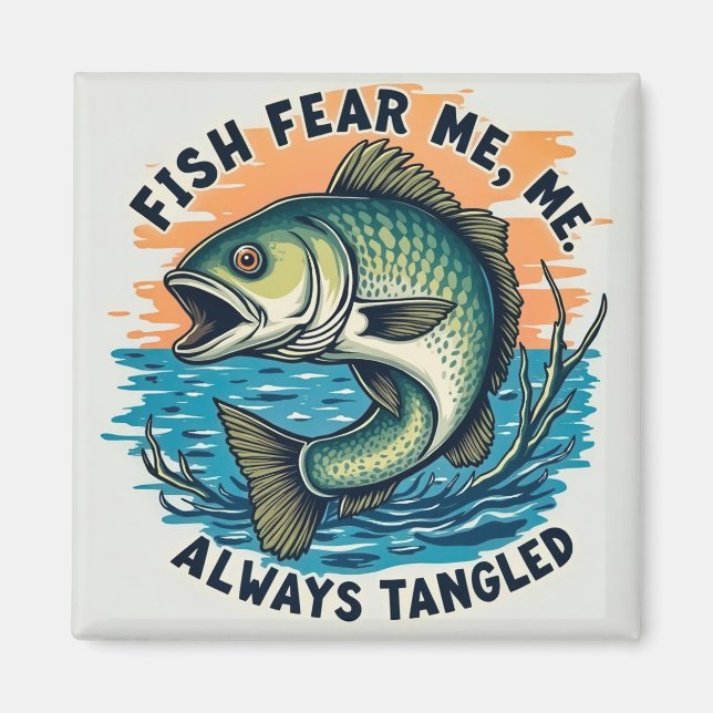 Fearless Fishin' Adventures Magnet (Vorne)