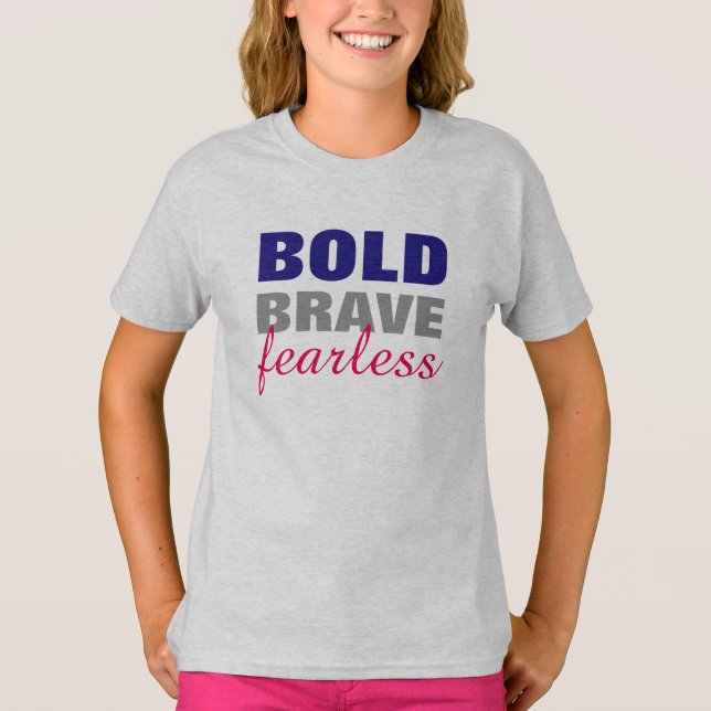 Fearless Girls' Hanes TAGLESS® T - Shirt (Vorderseite)