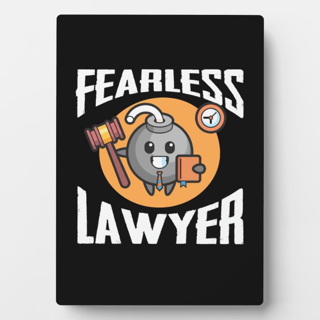 Fearless Lawyer Fotoplatte (Vorderseite)