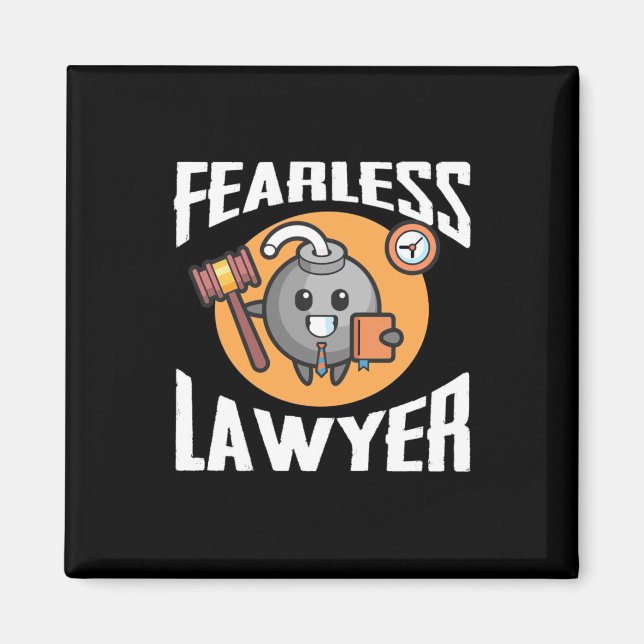Fearless Lawyer Magnet (Vorne)