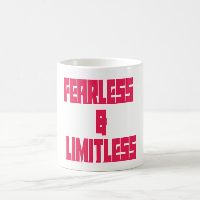 Fearless & Limitless Kaffeetasse (Mittel)