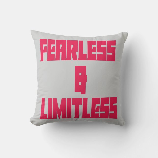 Fearless & Limitless Kissen (Vorderseite)