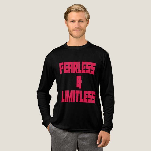 Fearless & Limitless Tri-Blend Shirt (Volle Vorderseite)