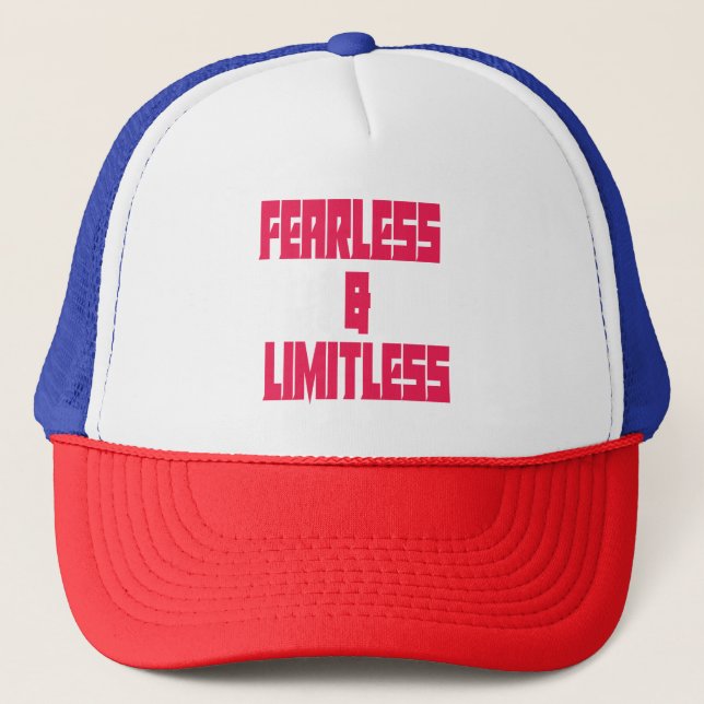 Fearless & Limitless Truckerkappe (Vorderseite)