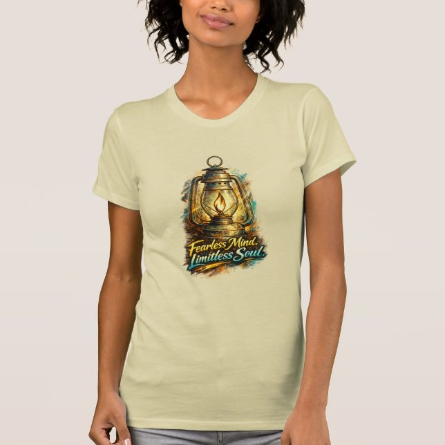 Fearless Mind Limitless Soul Inspirational Lantern T-Shirt (Vorderseite)