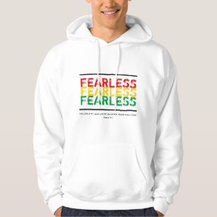 FEARLESS Schrift Christliche Bibel PSALM 27 Hoodie
