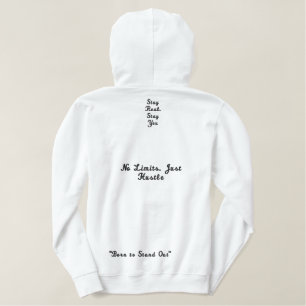 Fearless Streetwear Hoodie" (kurz, eingängig & sty Bestickter Hoodie