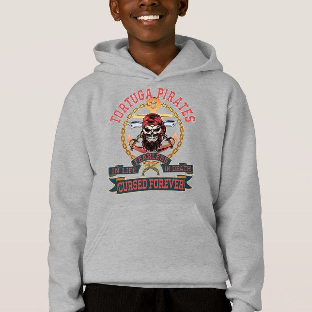 FEARLESS TORTUGA PIRATES HOODIE (Vorderseite)