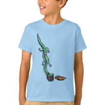 Fearsome Dragon Doodle Art T - Shirt