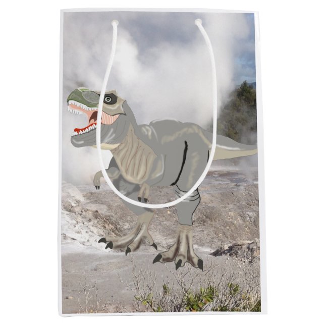 Fearsome Tyrannosaurus Mittlere Geschenktüte (Vorderseite)