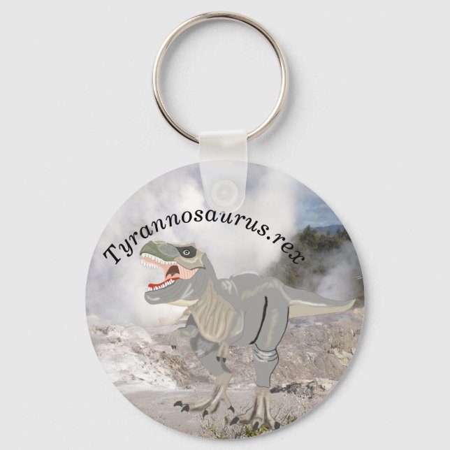 Fearsome Tyrannosaurus rex Schlüsselanhänger (Vorderseite)