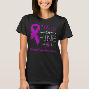 Feather Birds I'm Fine Hidradenitis Suppurativa T-Shirt