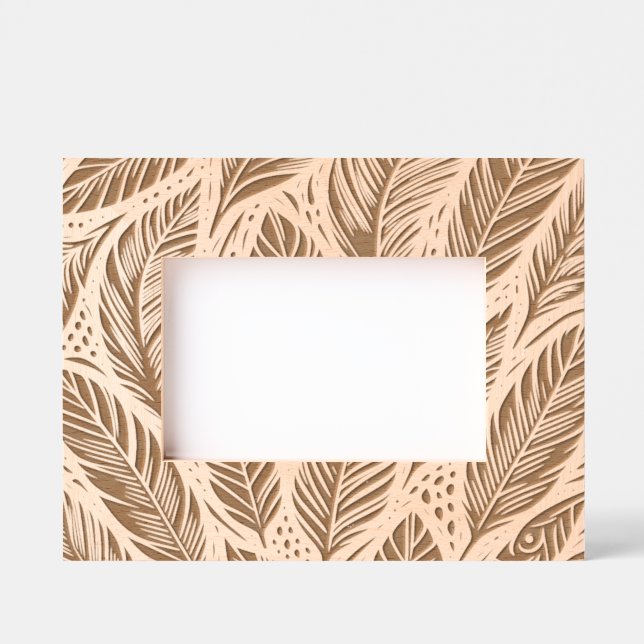 Feather Border Geätzte Rahmen (Vorderseite)