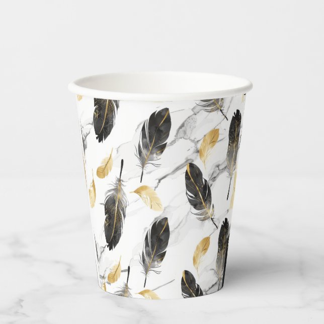 "Feather Breeze Paper Cup" Pappbecher (Vorderseite)
