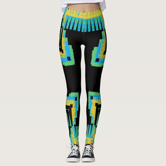 Feather Cross Leggings (Vorderseite)