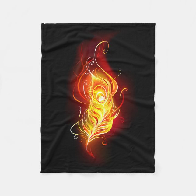 Feather Fleecedecke (Vorderseite)