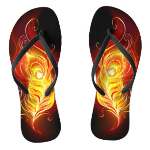 Feather Flip Flops