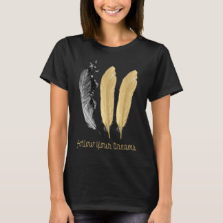 Feather, FOLGE DEINEN TRAUMS Pullover Hoodie