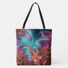Feather Fraktal Abstrakt Tasche