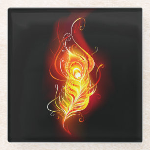 Feather Glasuntersetzer