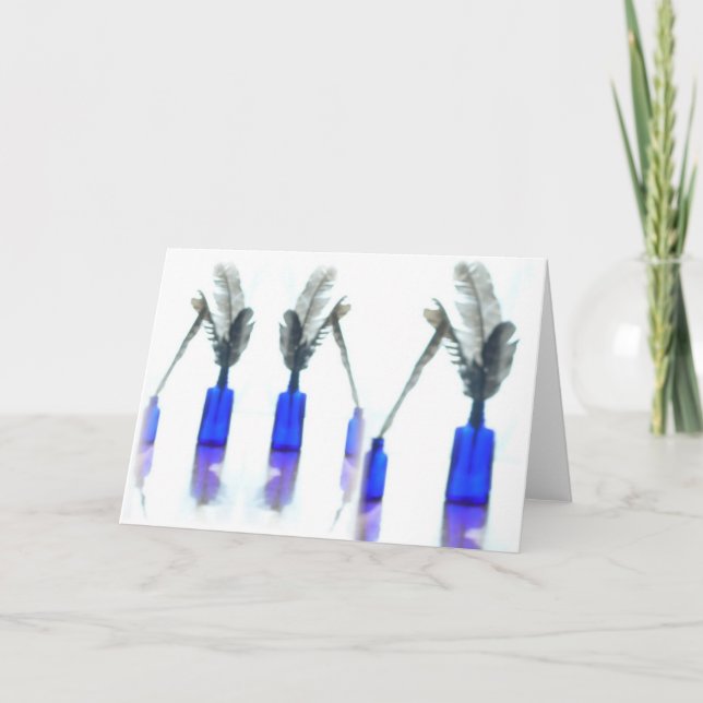 Feather Light notecard Karte (Vorderseite)