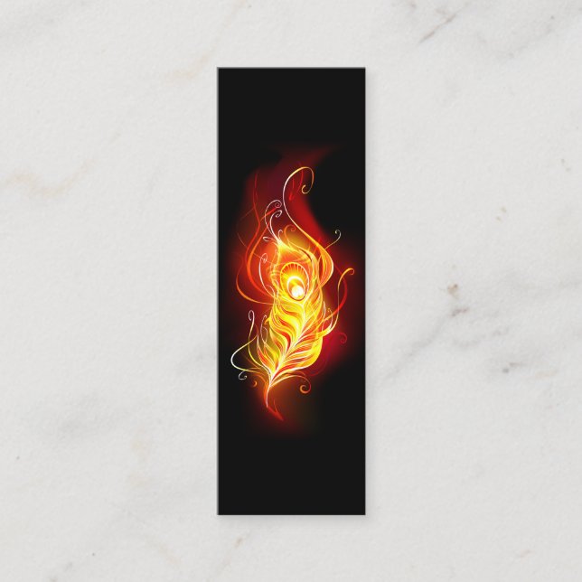 Feather Mini Visitenkarte (Vorderseite)