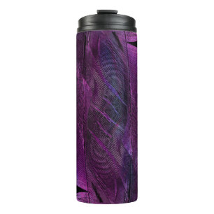 Feather Muster Textur Thermosbecher