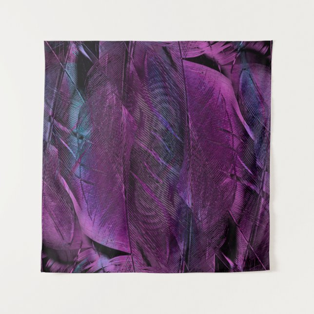 Feather Muster Textur Wandteppich (Vorderseite)