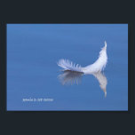 Feather on the water poster<br><div class="desc">feather on the water</div>