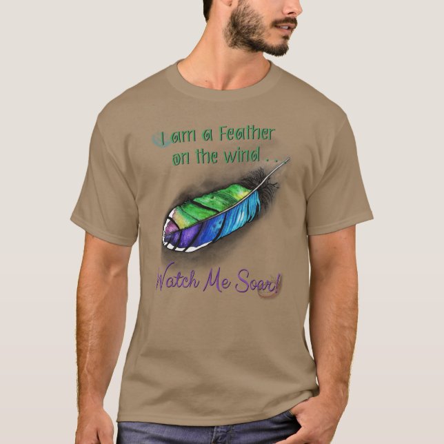 Feather on Wind T-Shirt (Vorderseite)