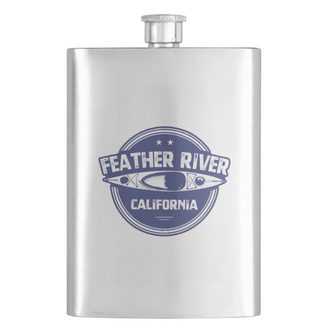 Feather River, Kalifornien Flachmann (Vorderseite)