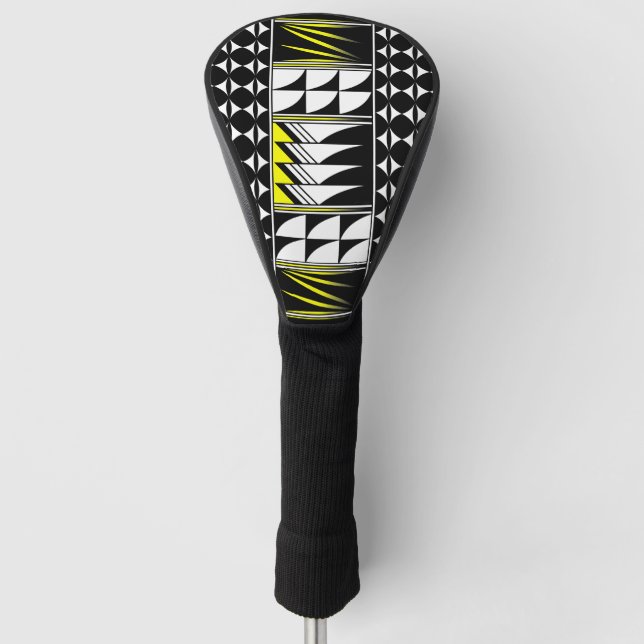 Feather Segen in Gelben Golf Head Cover Golf Headcover (Vorderseite)