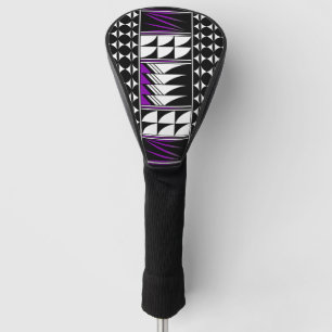 Feather Segen in Lila Golf Head Cover Headcover