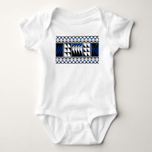 Feather Sessings in Blue Baby Strampler
