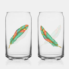 Feather Soda Glas