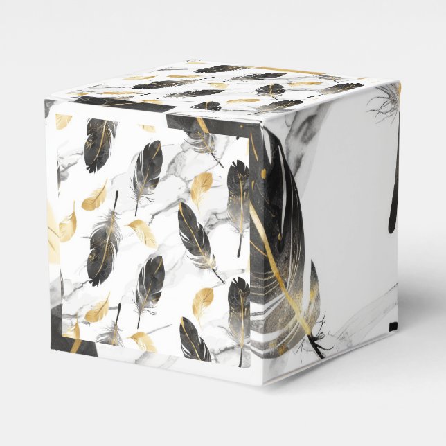 "Feather Touch Cube Geschenkboxen" Geschenkschachtel (Vorderseite)