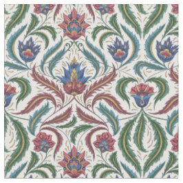 Feather Verlasse Floral Damask in Blue Green Red Stoff