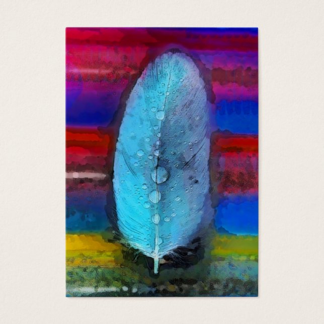 Feather,Visitenkarte (Vorderseite)