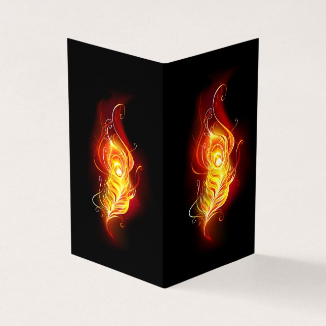 Feather Visitenkarten (Vorderseite)