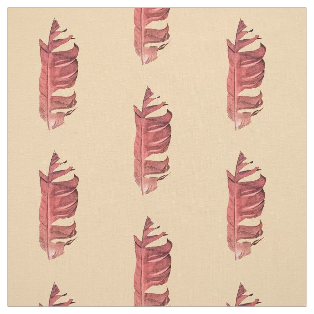 Feather zeichne originelle Kunstillustrierung Stoff (Muster)