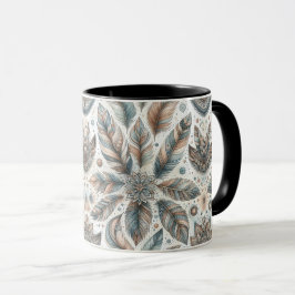 Feathered-Blume Tasse