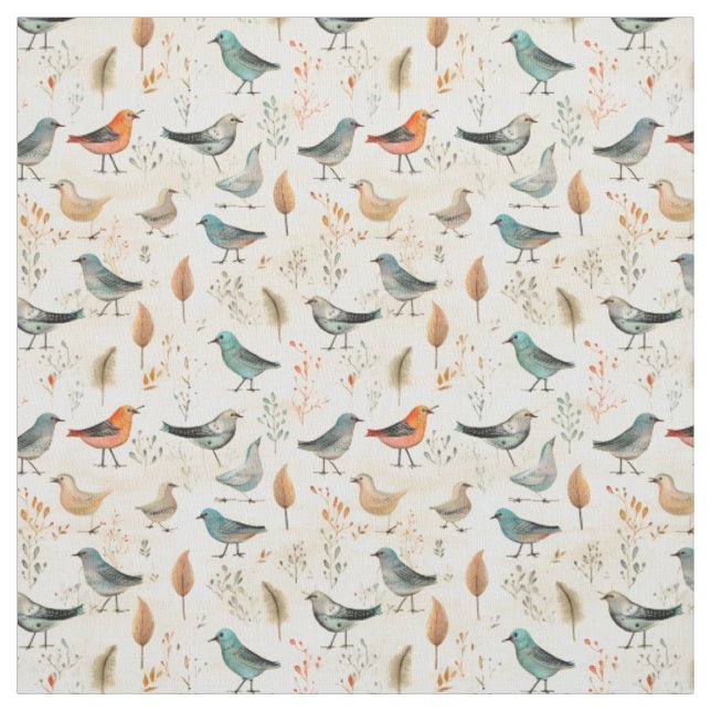 Feathered Fantasia: Whimsy Bird Stoff (Muster)